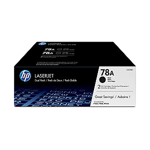 HP 78A melnas oriģinālās LaserJet tonera kasetnes, 2. daudzums