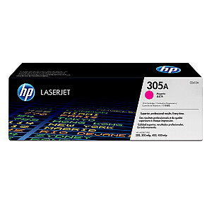 HP 305A, оригинальный лазерный картридж HP LaserJet, пурпурный