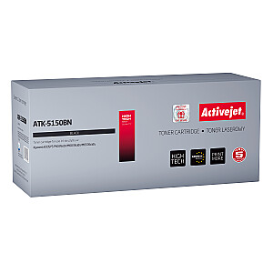 Activejet ATK-5150BN toneris Kyocera printerim; Kyocera TK-5150K nomaiņa; Augstākā; 1200 lappuses; melns