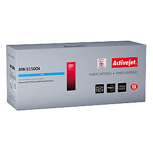 Тонер Activejet ATK-5150CN для принтера Kyocera; Замена Kyocera TK-5150C; Верховный; 10000 страниц; голубой