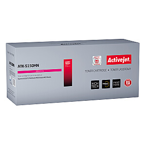 Activejet ATK-5150YN toneris Kyocera printerim; Kyocera TK-5150M nomaiņa; Augstākā; 10 000 lappušu; violets