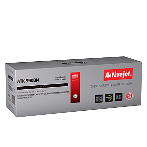 Тонер Activejet ATK-590BN для принтера Kyocera; Замена Kyocera TK-590K; Верховный; 7000 страниц; чернить