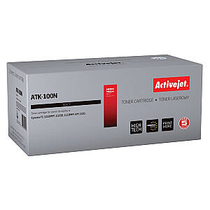 Activejet ATK-100N toneris Kyocera printerim; Kyocera TK-100 / TK-18 nomaiņa; Augstākā; 7800 lappuses; melns