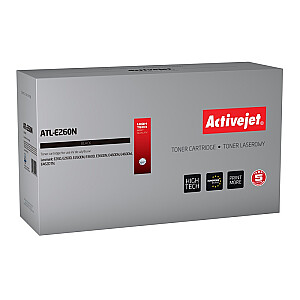 Activejet ATL-E260N toneris Lexmark printerim; Lexmark E260A11E nomaiņa; Augstākā; 3500 lappuses; melns
