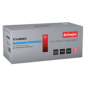 Тонер Activejet ATX-6000CN для принтера Xerox; Замена Xerox 106R01631; Верховный; 1000 страниц; голубой