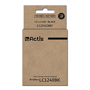 Actis KB-1240BK tinte Brother printerim; Rezerves Brother LC1240BK / LC1220BK; Standarta; 19 ml; melns