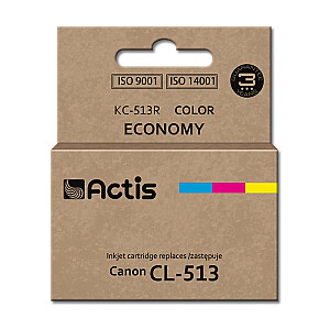 Actis KC-513R tinte Canon printerim; Canon CL-513 nomaiņa; Standarta; 15 ml; Krāsa