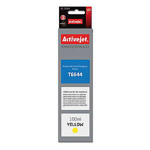 Activejet AE-664Y tinte Epson printerim, Epson T6644 nomaiņa; Augstākā; 100 ml; dzeltens