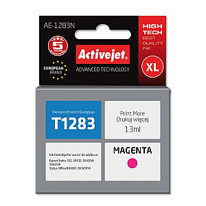 Чернила Activejet AE-1283N для принтера Epson, замена Epson T1283; Верховный; 13 мл; пурпурный