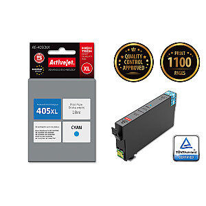 Activejet AE-405CNX tinte Epson printerim; Epson 405XL C13T05H24010 nomaiņa; Augstākā; 18 ml; zils