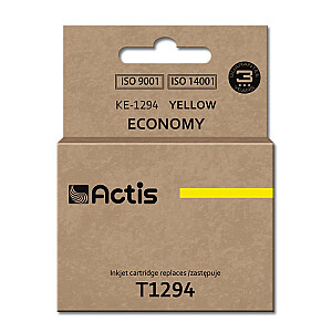 Actis KE-1294 tinte Epson printerim; Epson T1294 nomaiņa; Standarta; 15 ml; dzeltens