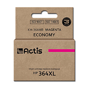 Actis KH-364MR tinte HP printerim; Rezerves HP 364XL CB324EE; Standarta; 12 ml; violets