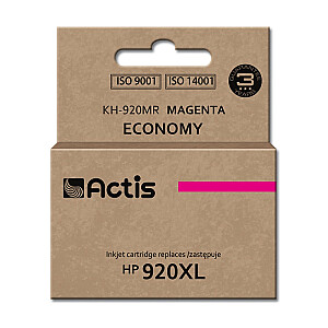 Чернила Actis KH-920MR для принтера HP; Замена HP 920XL CD973AE; Стандарт; 12 мл; пурпурный