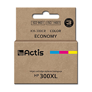 Чернила Actis KH-300CR для принтера HP; Замена HP 300XL CC644EE; Стандарт; 21 мл; цвет