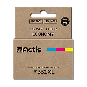 Чернила Actis KH-351R для принтера HP; Замена HP 351XL CB338EE; Стандарт; 21 мл; цвет
