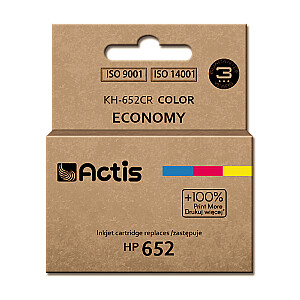Чернила Actis KH-652CR для принтера HP; Замена HP 652 F6V24AE; Стандарт; 15 мл; цвет