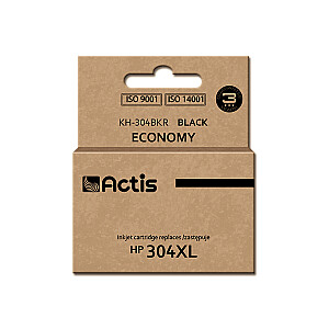 Actis KH-304BKR tinte HP printerim; Nomaiņa uz HP 304XL N9K08AE; Premium; 15 ml; melns