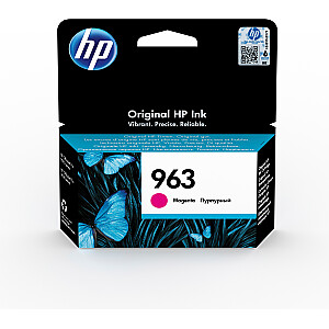 HP 963 Magenta oriģinālā tintes drukas kasetne
