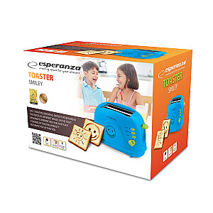 Esperanza EKT003B tosteris 750W zils