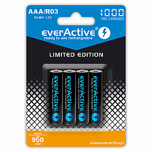 EverActive Ni-MH R03 AAA 1000 mAh Professional Line Limited Edition akumulatori