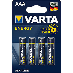 Varta Energy AAA vienreizējās lietošanas akumulators Sārma akumulators