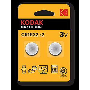 Kodak CR1632 vienreizējās lietošanas litija baterija
