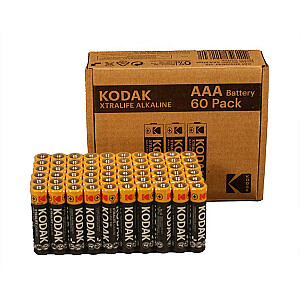Щелочные батареи Kodak LR03 AAA x 60 шт.