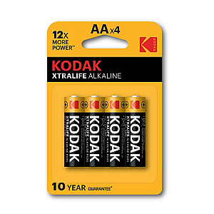 Kodak XTRALIFE AA sārma akumulatori (x4)