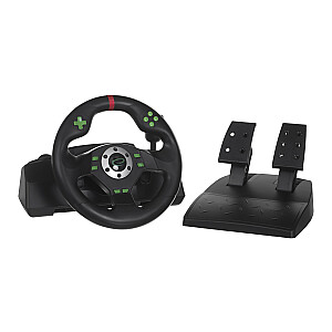 Игровой контроллер Esperanza EGW101 Рулевое колесо Playstation, Playstation 3 Digital USB Черный, Зеленый