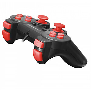 Esperanza EGG106R Игровой контроллер Геймпад ПК, Playstation 2, Playstation 3 Аналоговый / цифровой USB 2.0 Черный, Красный