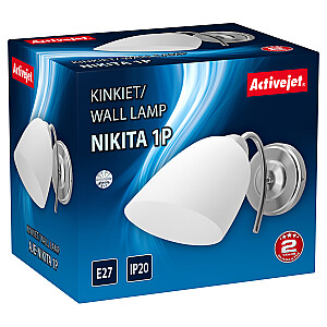 Spot Activejet NIKITA 1P E27 1x60W Niķelis