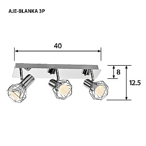Activejet AJE-BLANKA 3P потолочный светильник