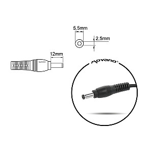 lādētājs / barošanas bloks mitsu 19v 3.42a (5.5x2.5) - asus, toshiba, lenovo, msi utt.