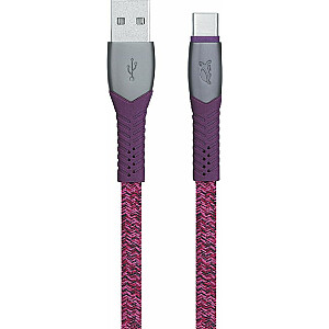 RivaCase USB A - USB C kabelis 1,2 m sarkans (PS6102RD21)