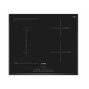 Варочная панель Bosch Serie 6 PVS651FB5E Черный Встраиваемая зона индукционной варочной панели 60 см 4 зоны