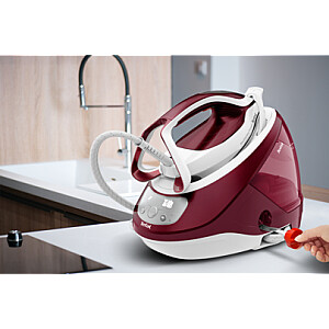 Gludināšanas stacija Tefal GV9220 2600 W Durilium AirGlide Autoclean zole bordo, balta