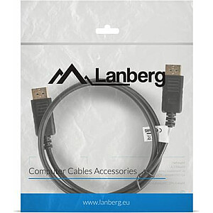 Kabel Lanberg DisplayPort — DisplayPort 1 м черный (CA-DPDP-10CC-0010-BK)