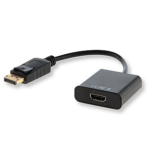 Переходник видеокабеля Savio CL-55 0,2 м DisplayPort HDMI тип A (стандартный) Черный
