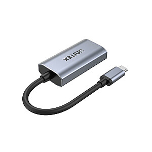 АДАПТЕР UNITEK USB-C — HDMI 2.1, 8K, ALU, 15 CM