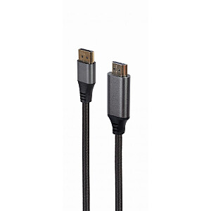 Gembird CC-DP-HDMI-4K-6 video kabeļa adapteris 1,8 m DisplayPort HDMI tips A (standarta) melns
