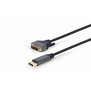 Gembird CC-DPM-DVIM-4K-6 video kabeļa adapteris 1,8 m DisplayPort DVI melns