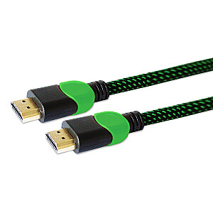 Savio GCL-03 HDMI kabelis 1,8 m HDMI A tips (standarta) melns zaļš