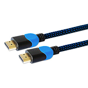 Savio GCL-05 Кабель HDMI 3 м HDMI Type A (стандартный) Черный, Синий