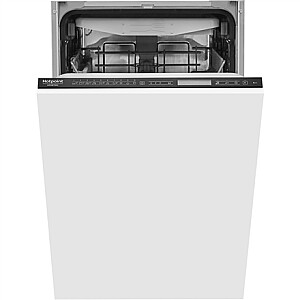 Hotpoint Dishwasher HSIP 4O21 WFE Built-in, Width 44.8 cm, Number of place settings 10, Number of programs 11, Energy efficiency class E, Display, Silver