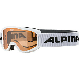 Alpina Junior Piney ziemas sporta brilles, baltas, unisex