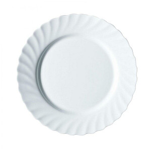 Trianon pusdienu šķīvis balts 24.5 cm, Luminarc