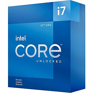 Intel Core i7-12700KF procesors, 3,6 GHz, 25 MB, BOX (BX8071512700KF)
