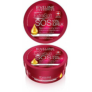 Eveline Extra Soft SOS 10% Urea Intensive atjaunojošs sejas un ķermeņa krēms 175ml