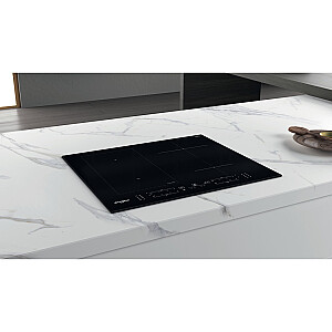 Plīts virsma Whirlpool WL B1160 BF Black Iebūvēta indukcijas plīts, 59 cm zona, 4 zonas