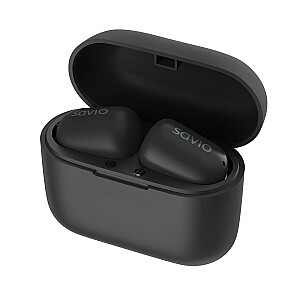 Savio TWS-09 IPX5 austiņas/austiņas Bezvadu ausīs ievietojama mūzika Bluetooth melns